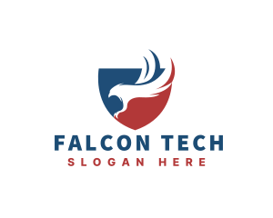 Patriot Falcon Crest logo design