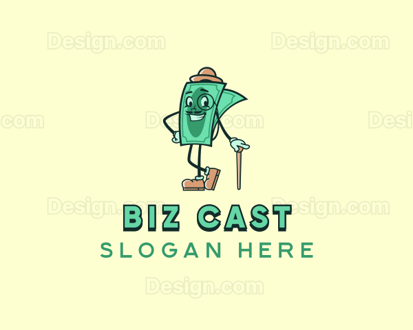 Money Cash Mascot Logo