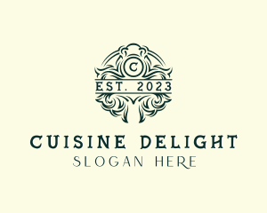 Luxury Gourmet Restaurant logo design