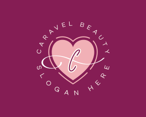 Heart Beauty Cosmetics  logo design