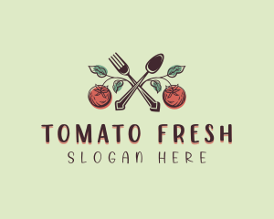 Tomato Organic Dining logo design