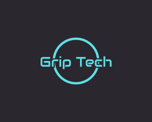 Neon Blue Tech logo design