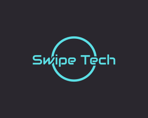 Neon Blue Tech logo design