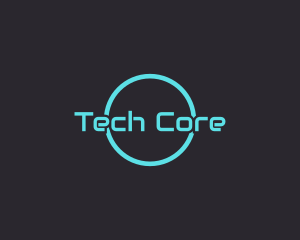 Neon Blue Tech logo design