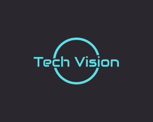 Neon Blue Tech logo design