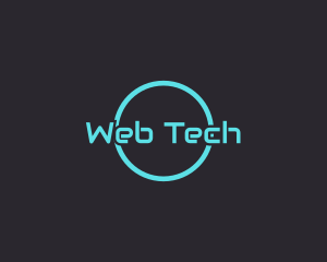 Neon Blue Tech logo design