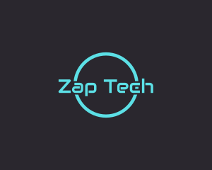 Neon Blue Tech logo design