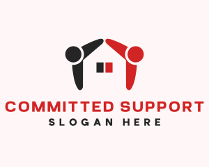 Volunteer Care Shelter logo design