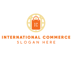 Global Ecommerce Bag logo design