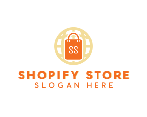 Global Ecommerce Bag logo design