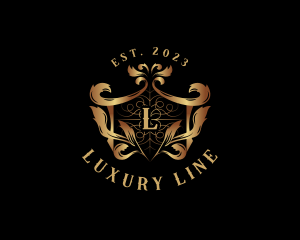 Luxurious Ornament Hotel logo design