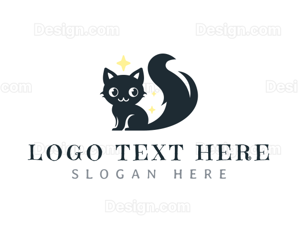 Cat Vet Animal Logo