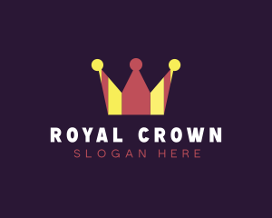 Stripes Royal Crown logo design