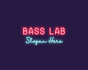 Neon Club Bar logo design