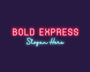 Neon Club Bar logo design