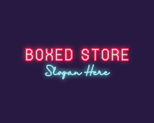 Neon Club Bar logo design