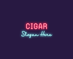 Neon Club Bar logo design