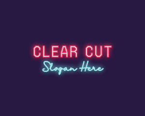 Neon Club Bar logo design