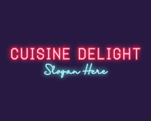 Neon Club Bar logo design