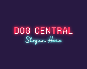 Neon Club Bar logo design