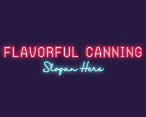 Neon Club Bar logo design