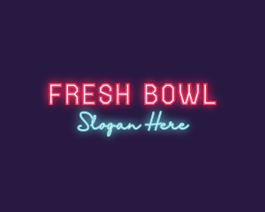 Neon Club Bar logo design