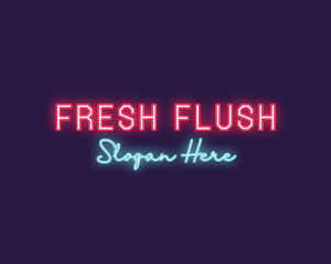 Neon Club Bar logo design