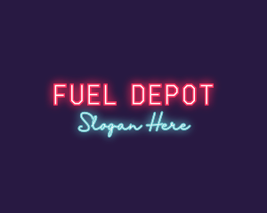 Neon Club Bar logo design