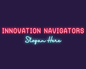 Neon Club Bar logo design