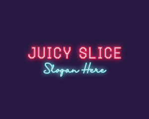 Neon Club Bar logo design