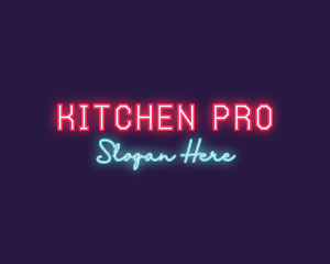 Neon Club Bar logo design