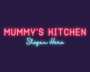 Neon Club Bar logo design