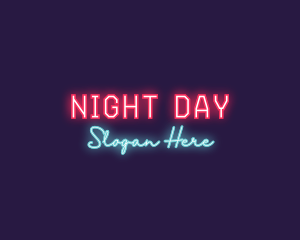 Neon Club Bar logo design