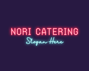 Neon Club Bar logo design