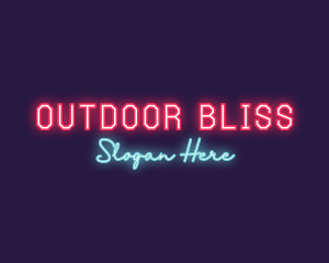 Neon Club Bar logo design