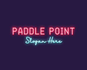 Neon Club Bar logo design