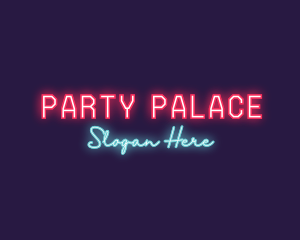 Neon Club Bar logo design