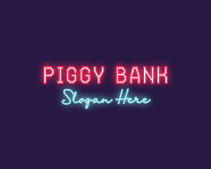 Neon Club Bar logo design