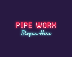 Neon Club Bar logo design