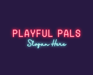 Neon Club Bar logo design