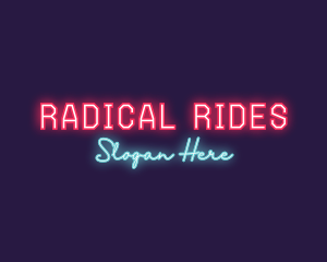 Neon Club Bar logo design