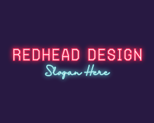 Neon Club Bar logo design