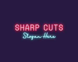 Neon Club Bar logo design