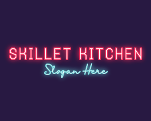 Neon Club Bar logo design