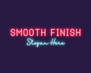 Neon Club Bar logo design