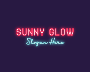 Neon Club Bar logo design