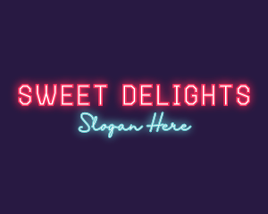 Neon Club Bar logo design