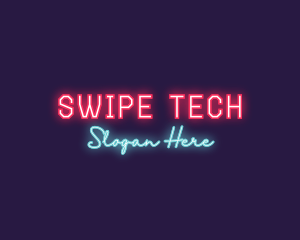 Neon Club Bar logo design