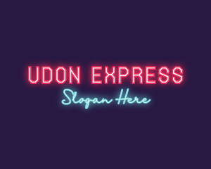 Neon Club Bar logo design