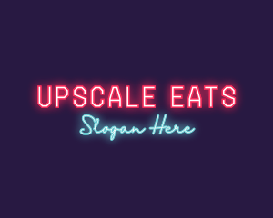 Neon Club Bar logo design